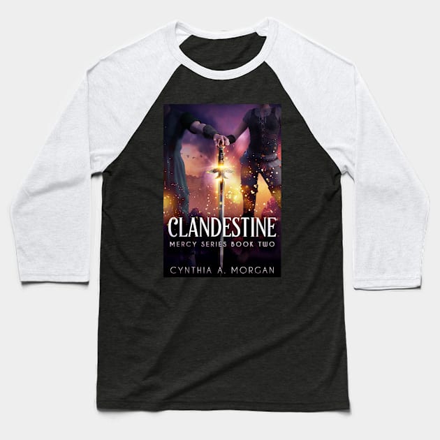 Clandestine Baseball T-Shirt by Visually Lyrical